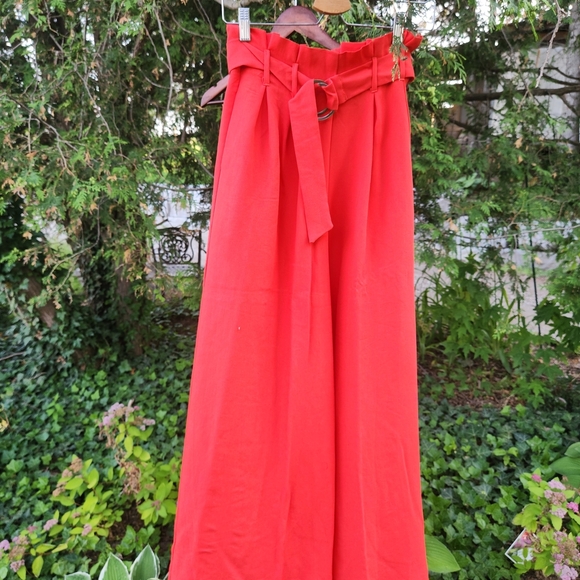 Jealous Tomato Bold Red Trousers - Picture 1 of 4
